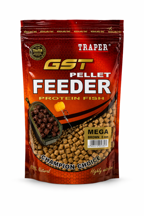 Пелетс GST 4мм/500гр, Mega Brown