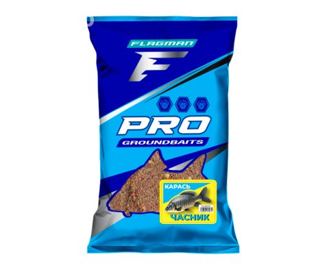 Прикормка Flagman Pro Карась-Чеснок + Пастанчино 1 кг.