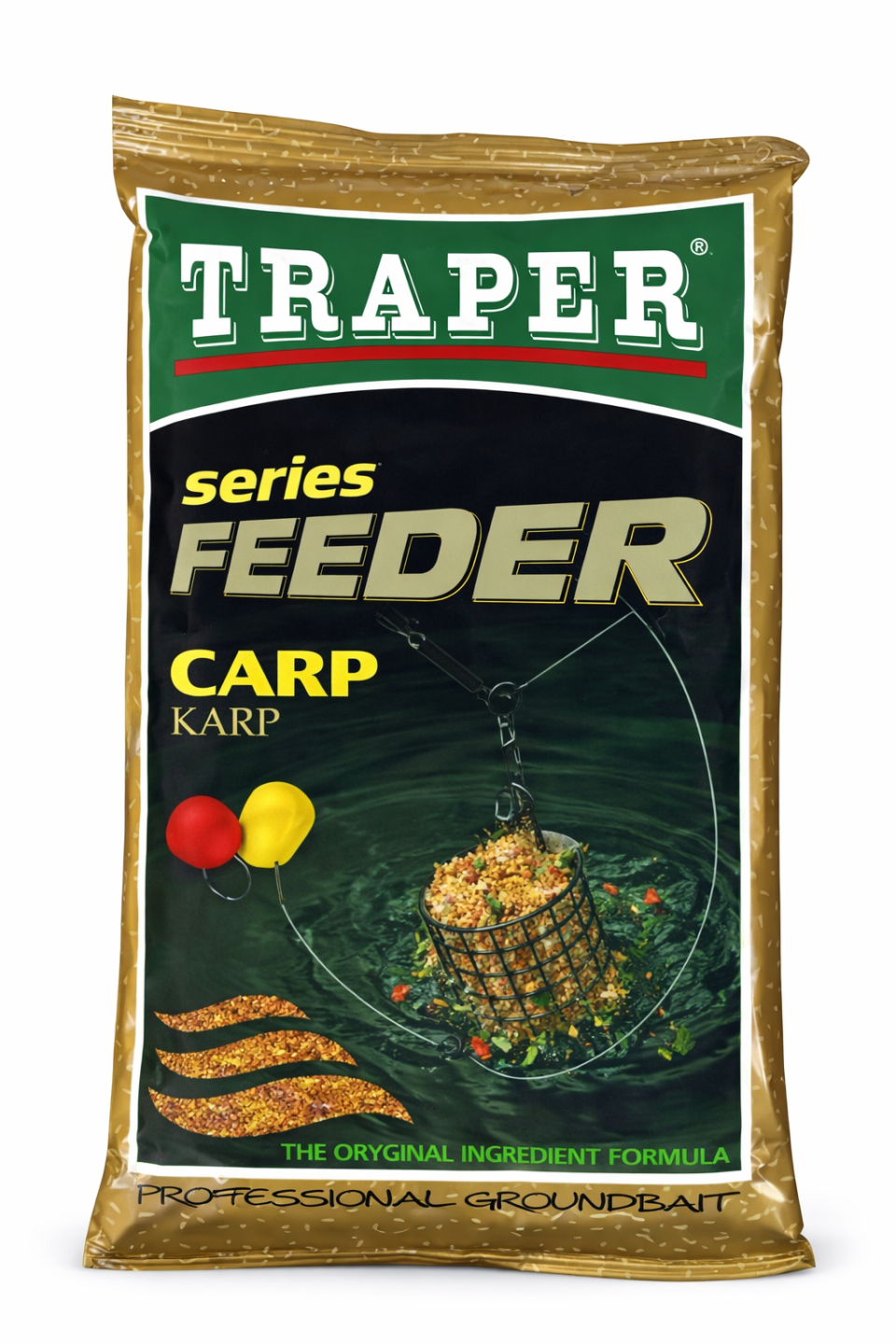 Прикормка FEEDER, Карп, 1 кг.