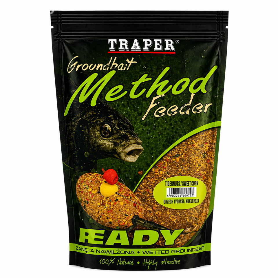 Прикормка READY 750g Тигровый орех/Кукуруза