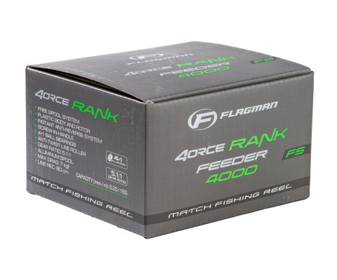Катушка FLAGMAN "FORCE RANK FEEDER 5000 FS" 4,9:1, 4+1 New 2026