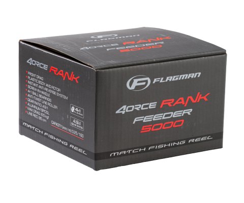 Катушка FLAGMAN "FORCE RANK FEEDER 5000" 4,9:1, 4+1 New 2026 4