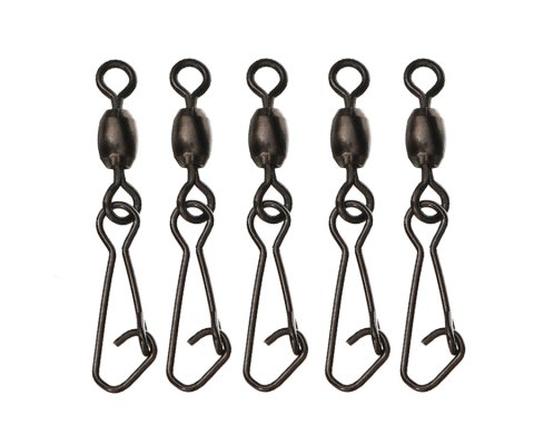 Фидерная застежка с вертлюгом FLAGMAN FEEDER HOOKED SNAP LINK SWIVELS  5шт 3