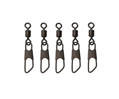 Фидерная застежка с вертлюгом FLAGMAN FEEDER SNAP LINK SWIVELS 5шт 3