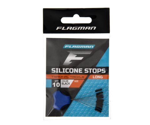 Стопор для лески длинный FLAGMAN SILICON LONG STOPS 10шт