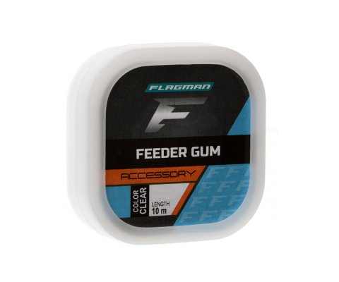 FLAGMAN Амортизатор фидерный FEEDER GUM CLEAR 0,8mm 10m