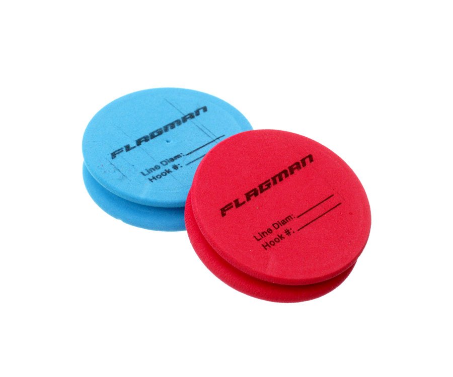 FLAGMAN Поводочница Фидерная RIG BOX WHITH EVA SPOOLS (ROUND BOX) 12шт