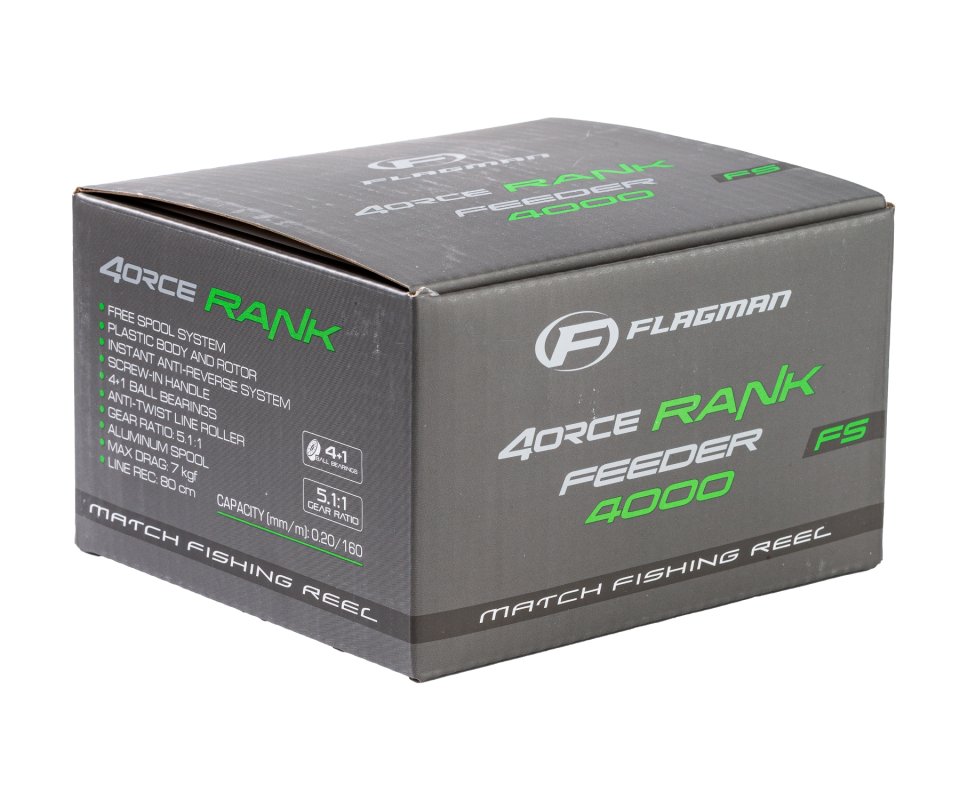 Катушка FLAGMAN "FORCE RANK FEEDER 5000 FS" 4,9:1, 4+1 New 2026