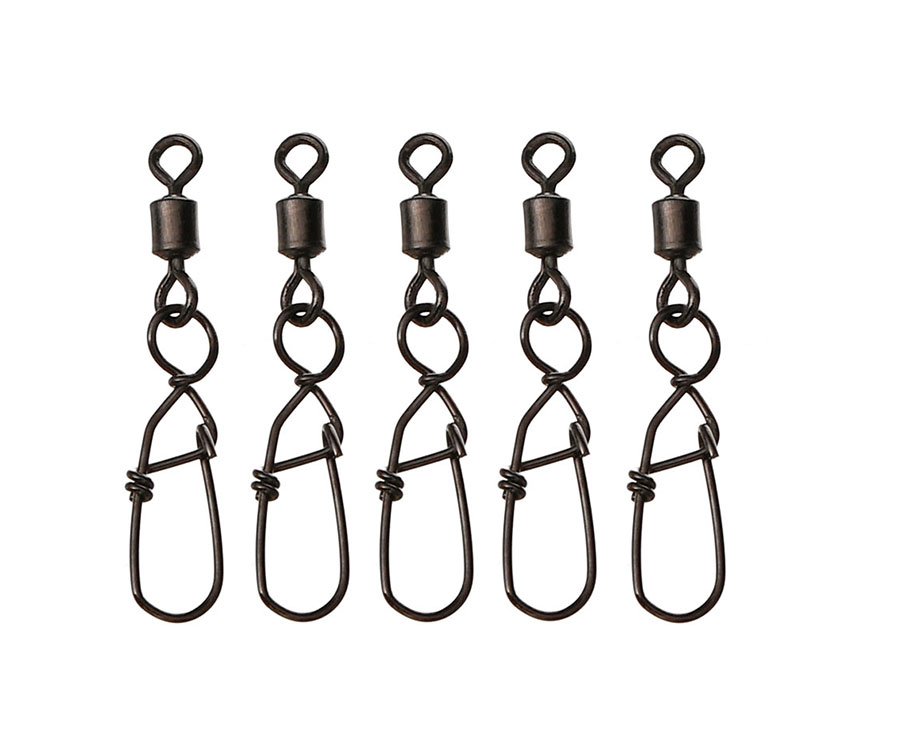 Фидерная застежка с вертлюгом FLAGMAN FEEDER GERMAN SNAP LINK SWIVELS  5шт