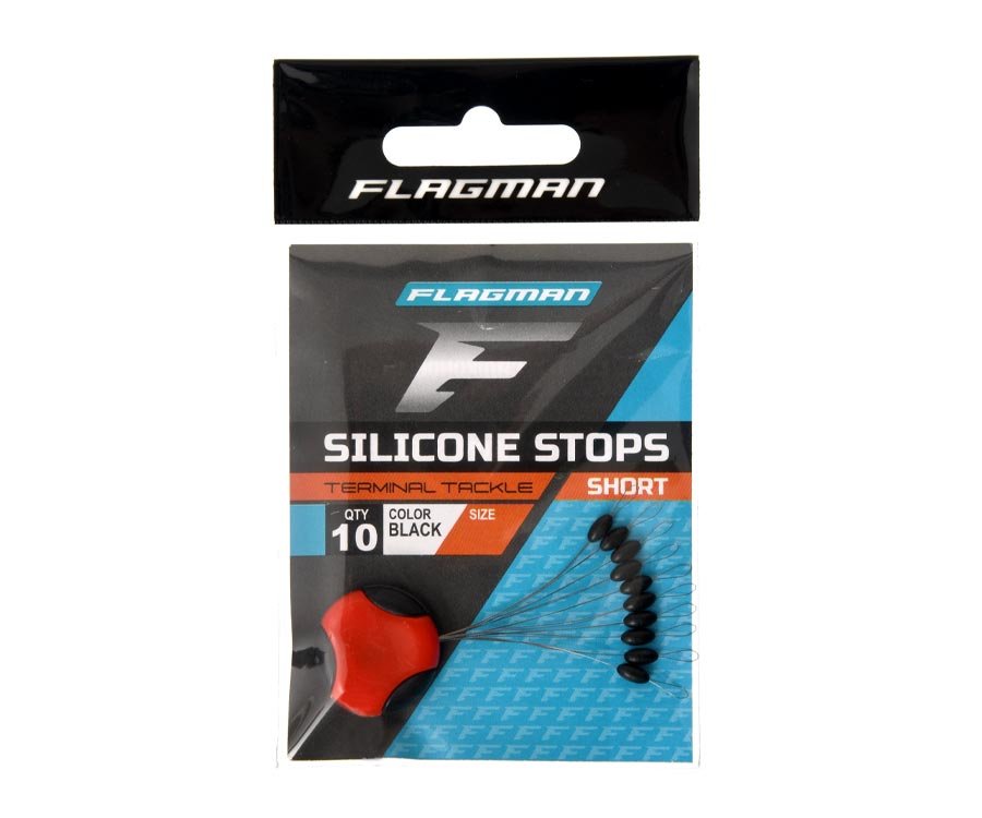Стопор для лески короткий FLAGMAN SILICON SHORT STOPS 10шт