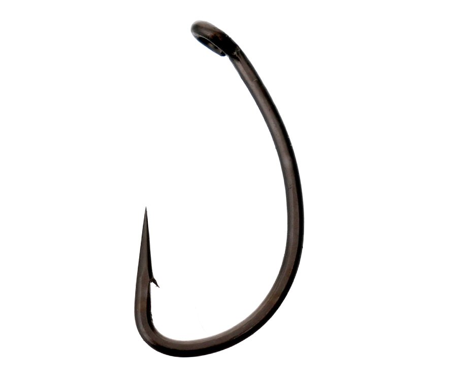 CARP PRO Крючок Карповый  CURVED SHANK Black Teflon
