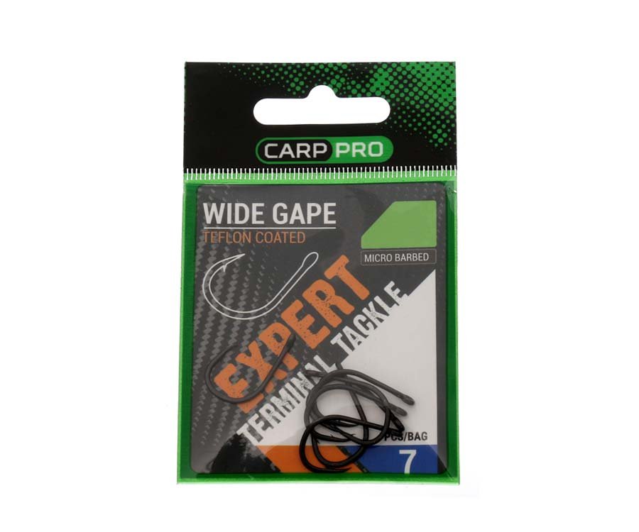 CARP PRO Крючок Карповый  WIDE GAPE тефлоновое покрытие