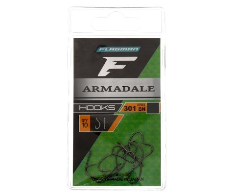 FLAGMAN Крючки Armadale 301 black nickel 10pcs