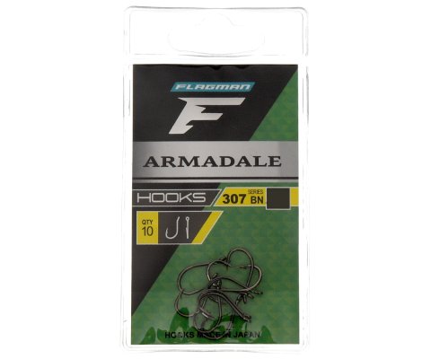 FLAGMAN Крючки Armadale 307 black nickel 10pcs