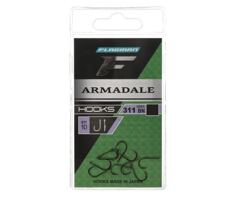 FLAGMAN Крючки Armadale 311 black nickel 10pcs