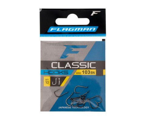 FLAGMAN Крючки Classic 103 black nickel 10pcs