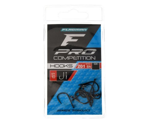 FLAGMAN Крючки Pro Competition 201 black nickel 10pcs