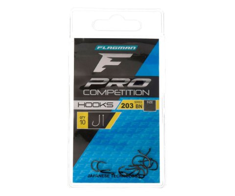 FLAGMAN Крючки Pro Competition 203 black nickel 10pcs