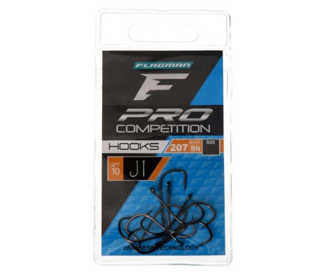 FLAGMAN Крючки Pro Competition 207 black nickel 10pcs