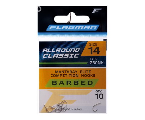 Крючки FLAGMAN MANTARAY ALLROUND CLASSIC 10шт