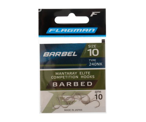 Крючки FLAGMAN MANTARAY BARBEL  10шт