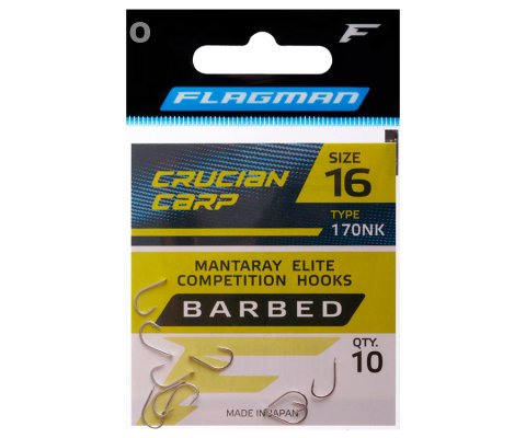 Крючки FLAGMAN MANTARAY CRUCIAN CARP 10шт