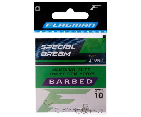 Крючки FLAGMAN MANTARAY SPECIAL BREAM 10шт