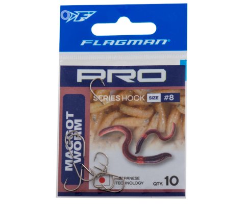 Крючки FLAGMAN PRO MAGGOT/WORM #14 10шт