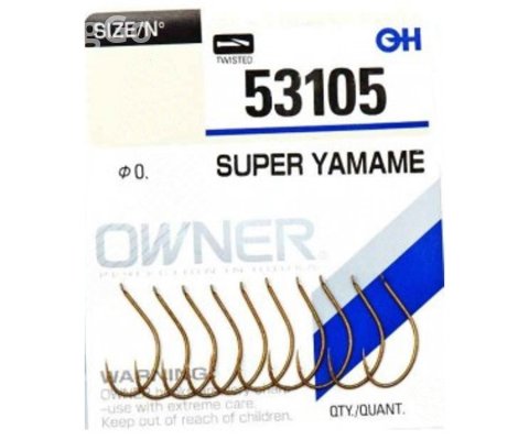 Крючки "OWNER" 53105 Super Yamame brown 3