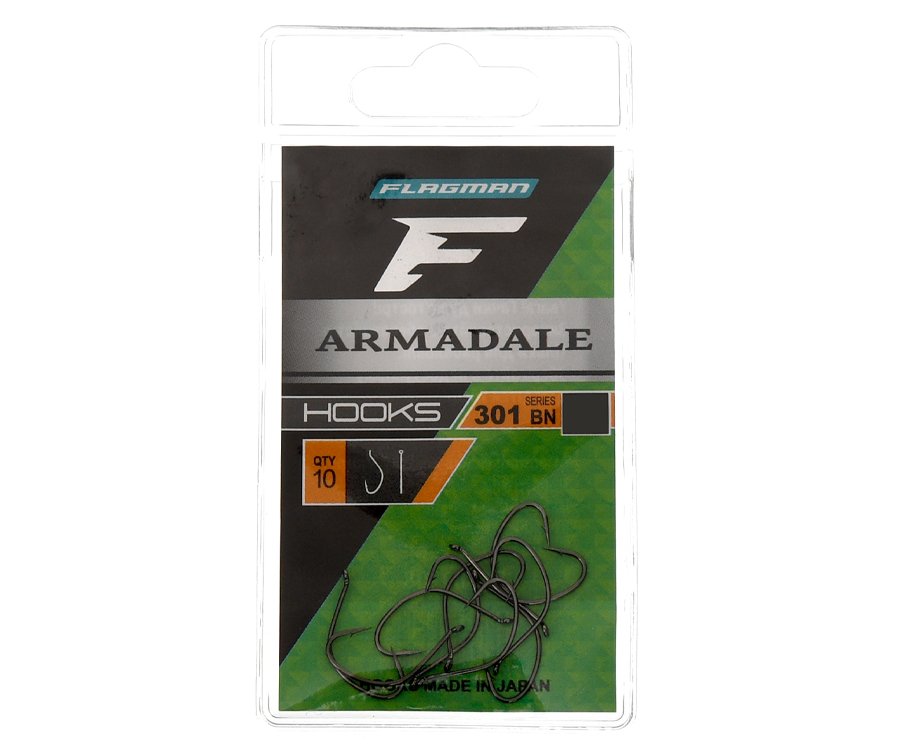 FLAGMAN Крючки Armadale 301 black nickel 10pcs