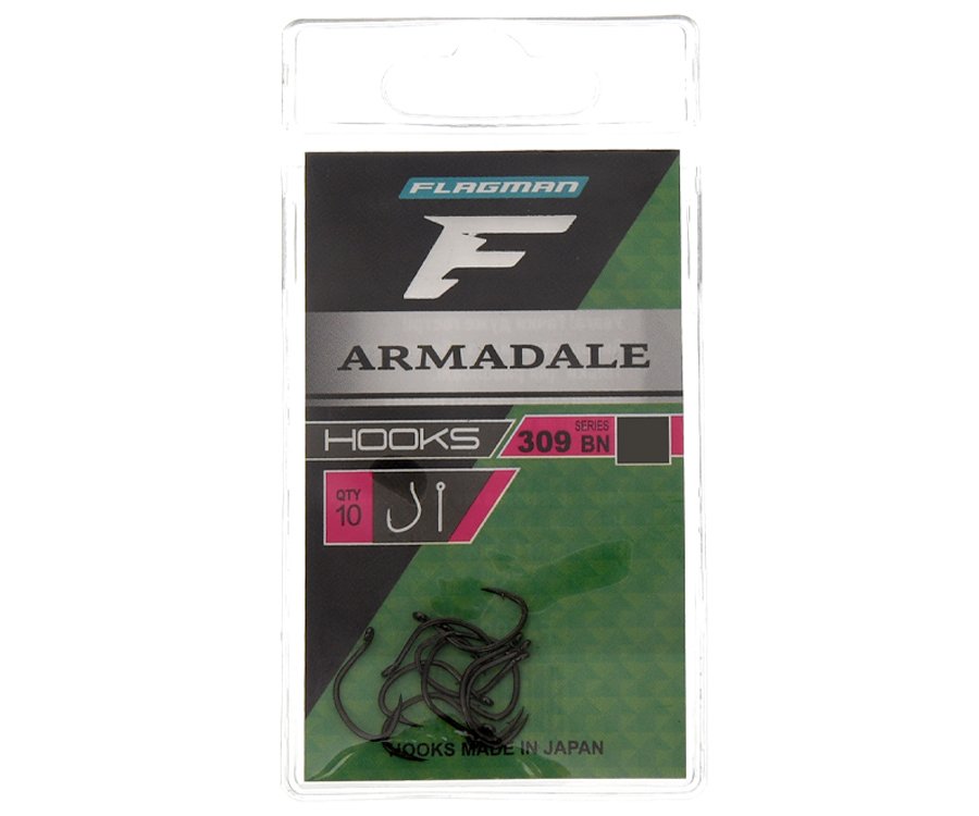 FLAGMAN Крючки Armadale 309 black nickel 10pcs