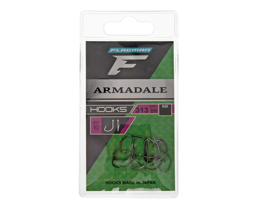 FLAGMAN Крючки Armadale 313 black nickel 10pcs