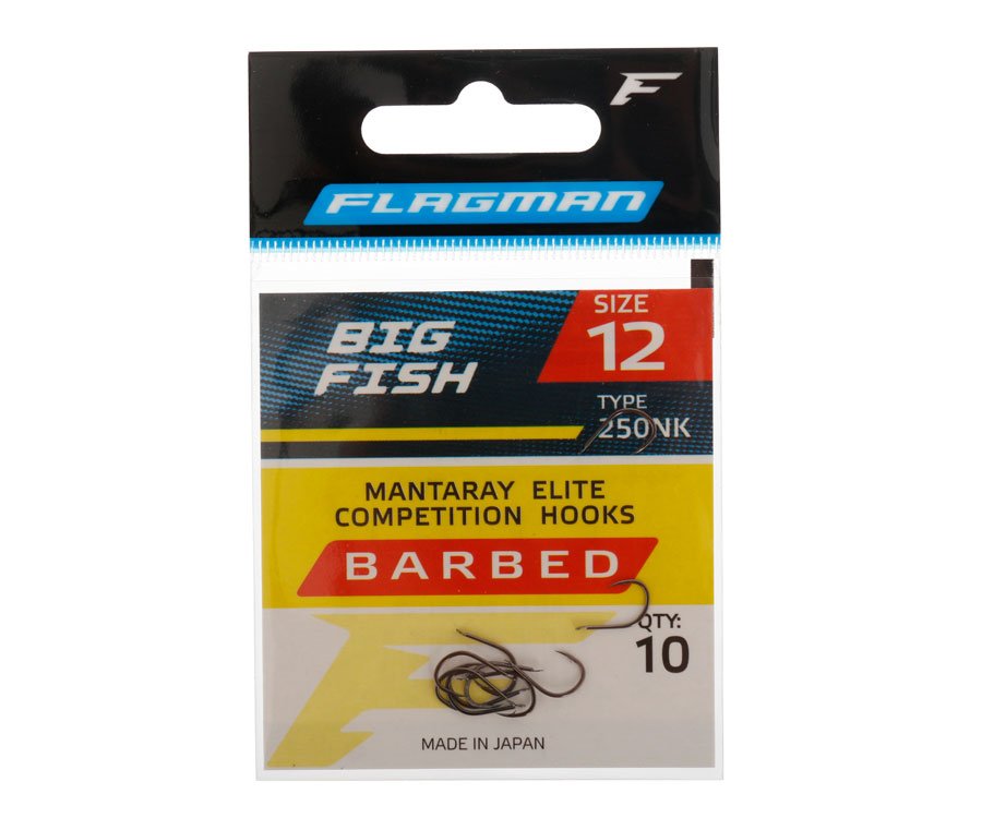 Крючки FLAGMAN MANTARAY BIG FISH  10шт