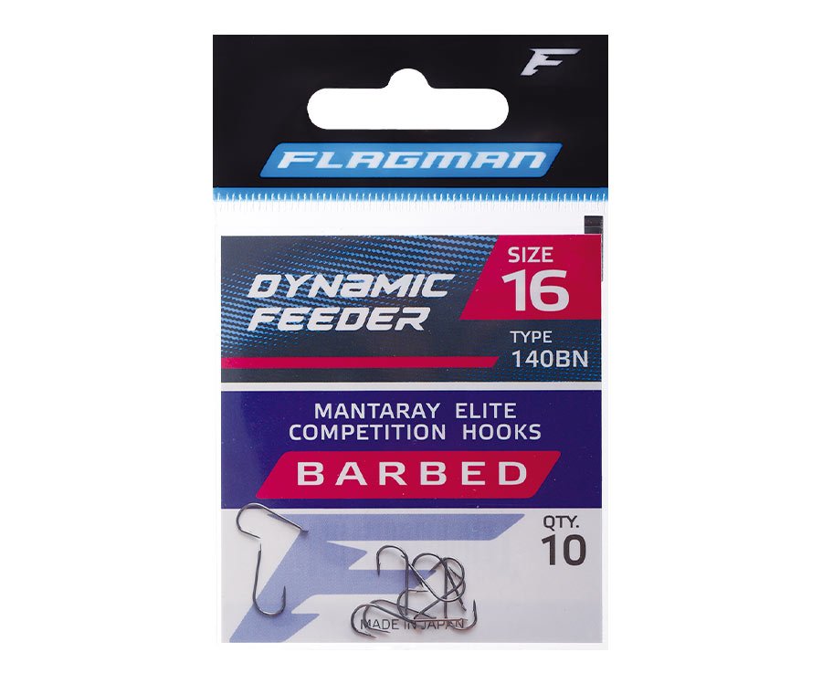 Крючки FLAGMAN MANTARAY DYNAMIC FEEDER 10шт