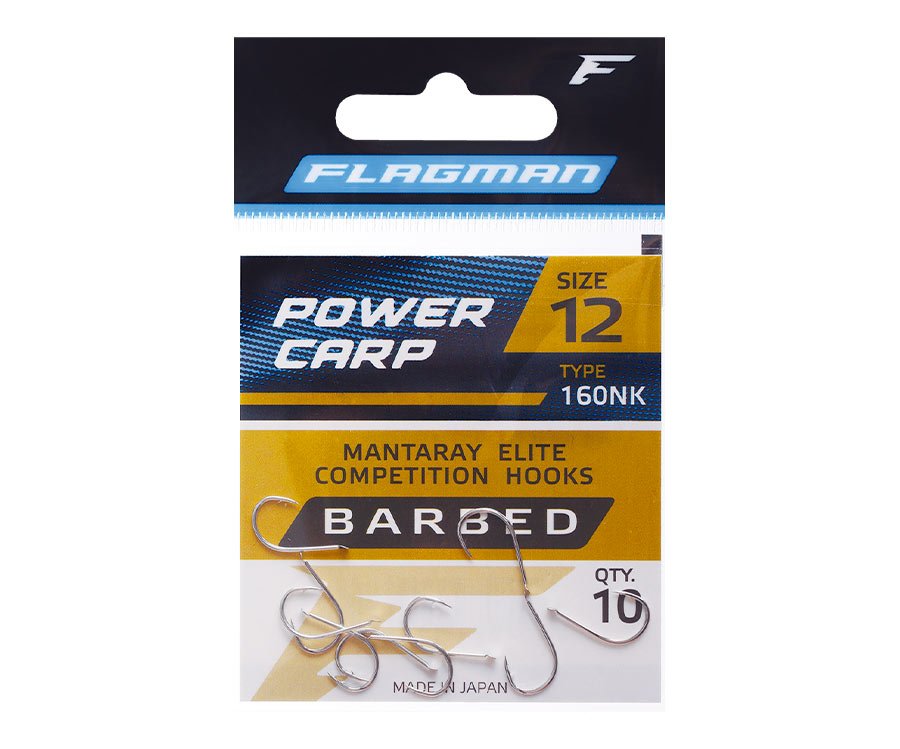Крючки FLAGMAN MANTARAY POWER CARP №12 10шт