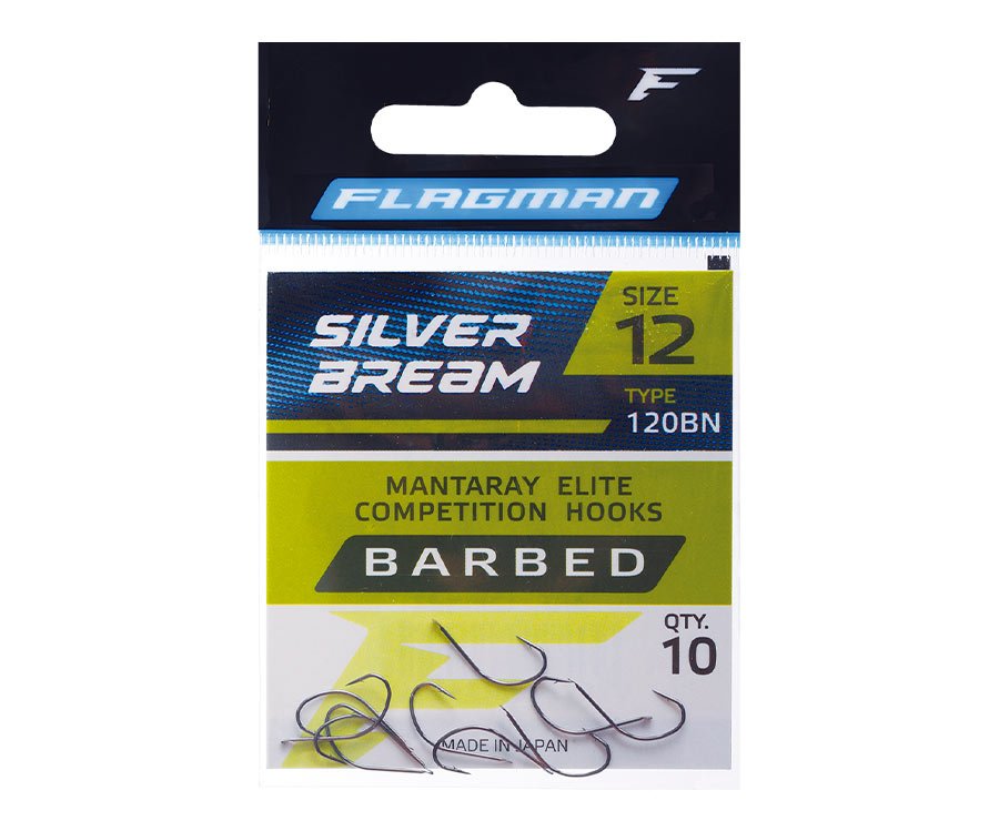 Крючки FLAGMAN MANTARAY SILVER BREAM № 12 10шт