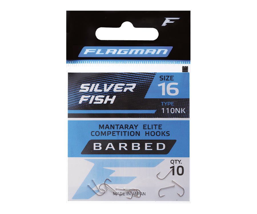 Крючки FLAGMAN MANTARAY SILVER FISH  10шт
