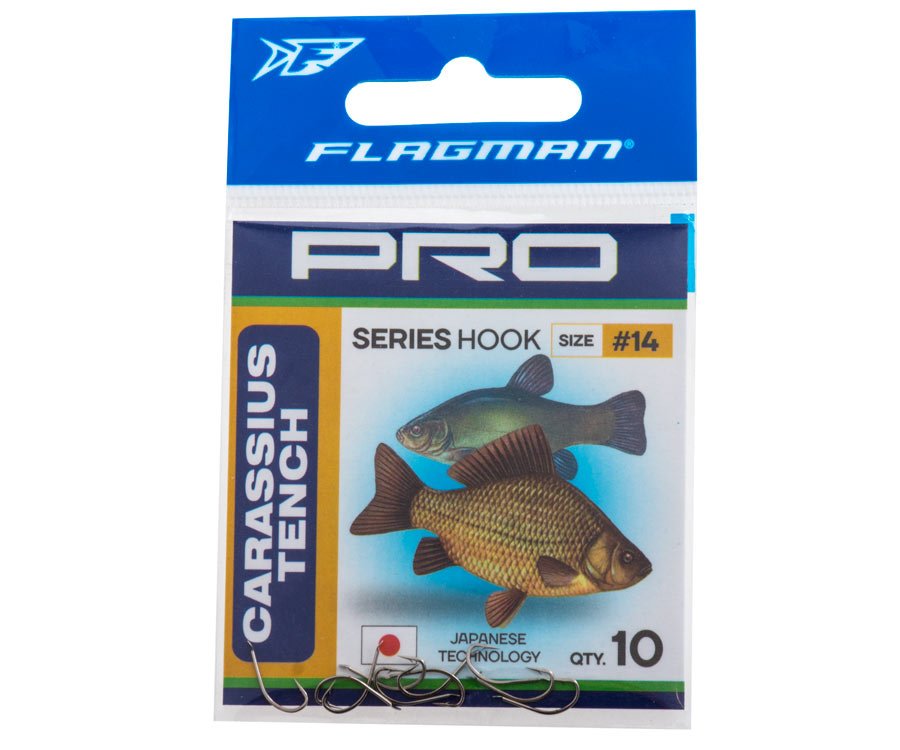 Крючки FLAGMAN PRO CARASSIUS/TENCH 10шт (никель)
