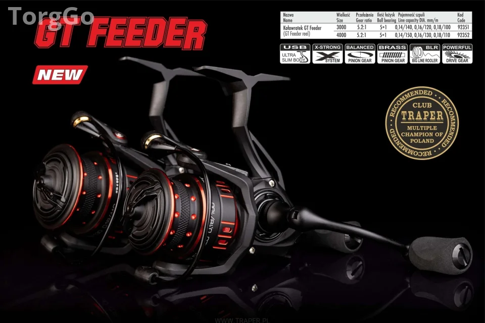 Катушка Traper GT FEEDER 4000